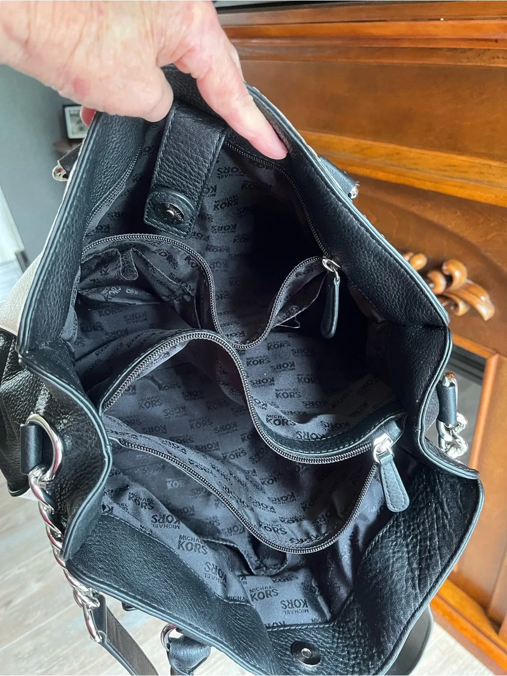 Michael Kors Hamilton Color Block Satchel